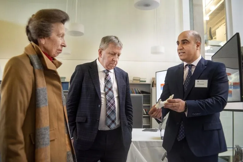 HRH visits Informatics 